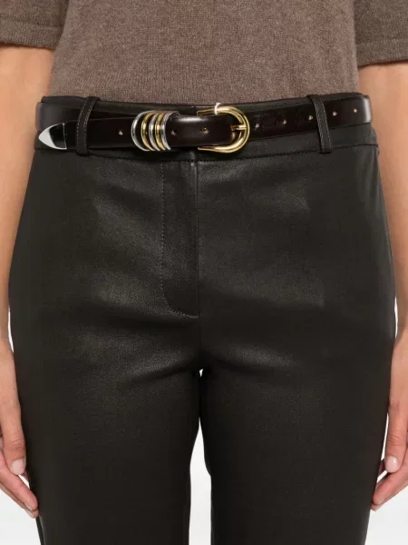 Pantaloni Arma din piele negru