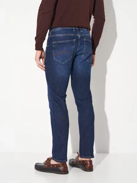 Завужені джинси Mustang Jeans Oregon Slim темно-синій синій
