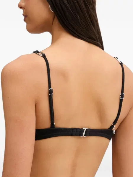 Reversibil costum de baie Michael Michael Kors cu autograf evazat negru