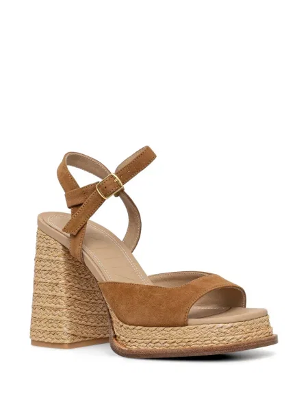 Sandale Souliers Martinez cu platformă maro