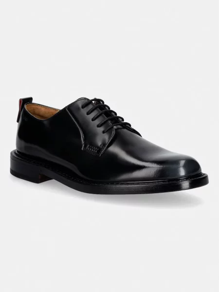 HUGO pantofi de piele Lysander negru
