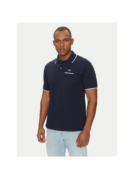 Lacoste Pólóing Classic Fit sötétkék