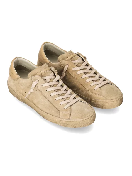 Buty do tenisa Philippe Model skórzane do tenisa beżowe