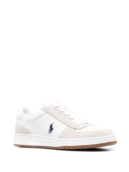 Zomšinės sportbačiai Polo Ralph Lauren balta