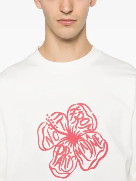 Tricou Drole De Monsieur alb