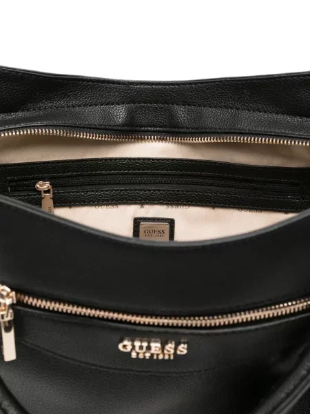Geantă shopper Guess din piele negru
