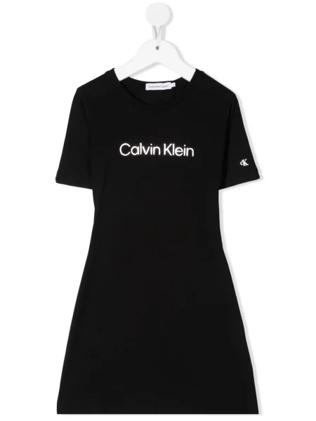 Sukienka dziecięca Calvin Klein czarna