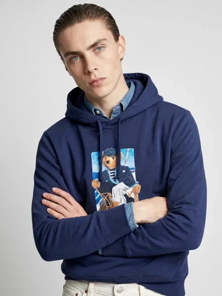 Geacă Polo Ralph Lauren albastru