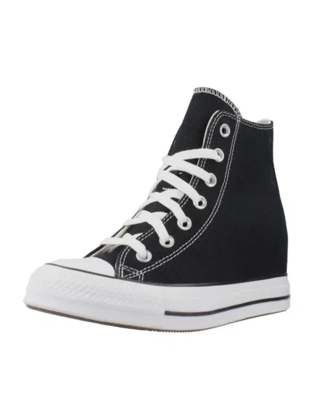 Platform talpú félcipő Converse fekete