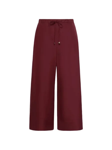 Pantaloni palazzo 's Max Mara cu cordon roșu