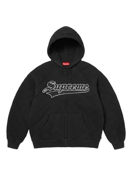 Pulover Supreme cu glugă negru