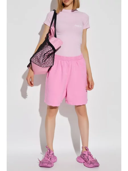 Šortai Balenciaga rožinė