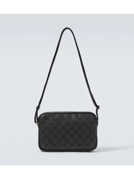 Geantă crossbody Gucci din canvas negru