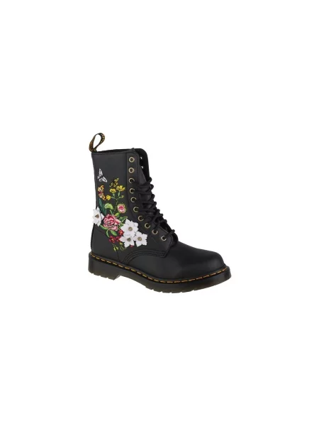 Pantofi Dr. Martens cu model floral negru