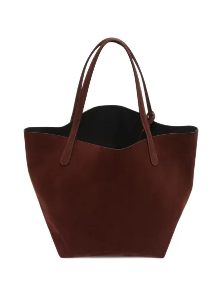 Τσάντα shopper Mansur Gavriel σουέτ καφέ