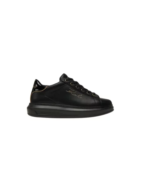 Sneakersy Karl Lagerfeld skórzane czarne