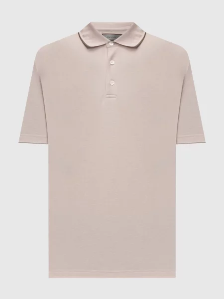 Поло з кашеміром Canali бежеве