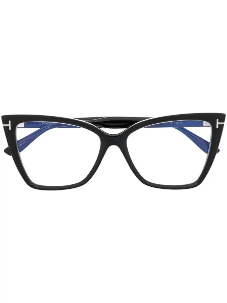 Ochelari de soare Tom Ford Eyewear cu imprimeu geometric negru