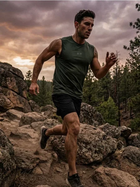 Sinsay Sportovní tričko tmavě zelená