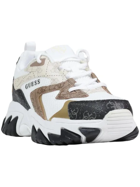 Sneakerși Guess alb