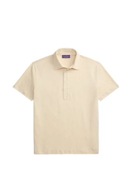 Поло тениска Ralph Lauren Purple Label виолетово