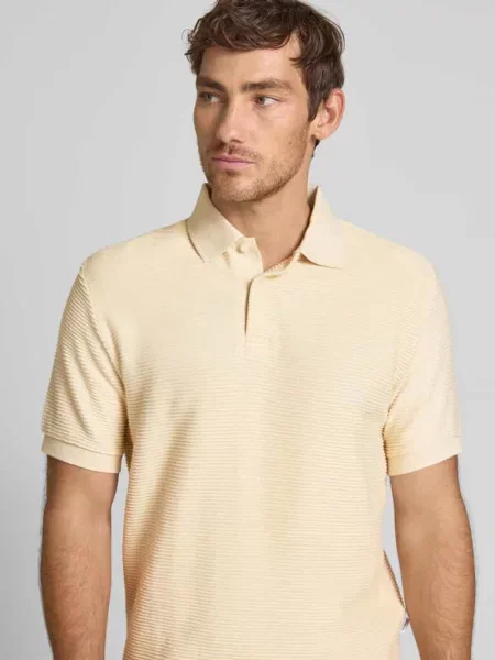 Koszulka polo z krótką listwą guzikową model ‘JAY’ Selected Homme