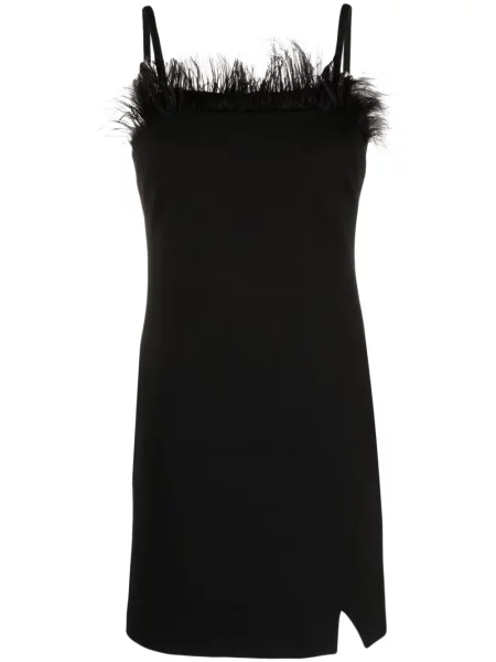 Рокля Twinset с пера черно