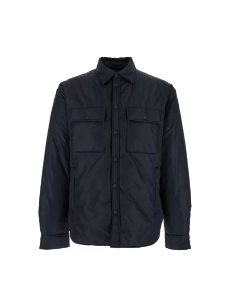 Kurtka koszulowa Dsquared2 pikowana czarna