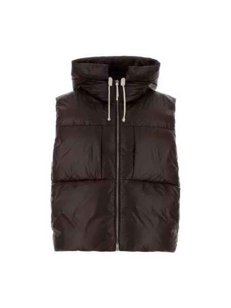 Kamizelka Jil Sander z dekoltem w serek czerwona