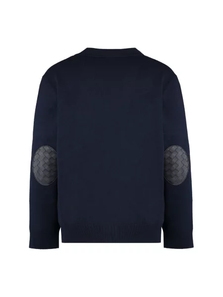 Sweter Bottega Veneta niebieski