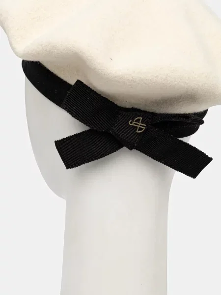 Czapka Patou wełniana beżowa