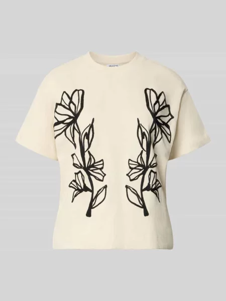 T-shirt o kroju regular fit z czystej bawełny Jake*s Casual