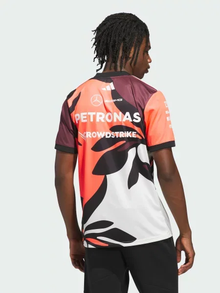 Футболка adidas бордовий