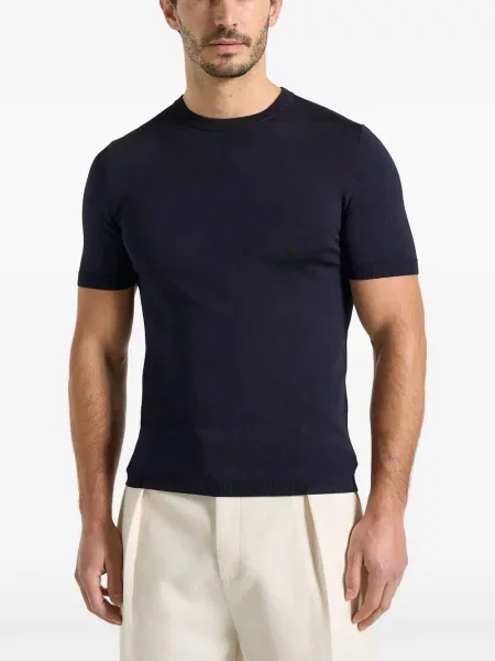 Pletené tričko Manière De Voir modré