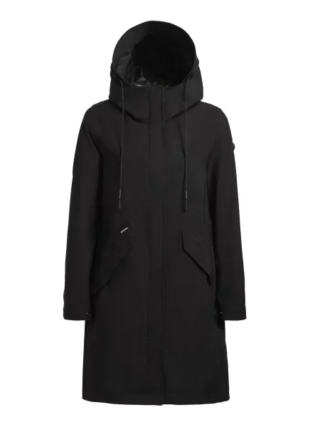 Khujo Prehoden plašč ELEA črna