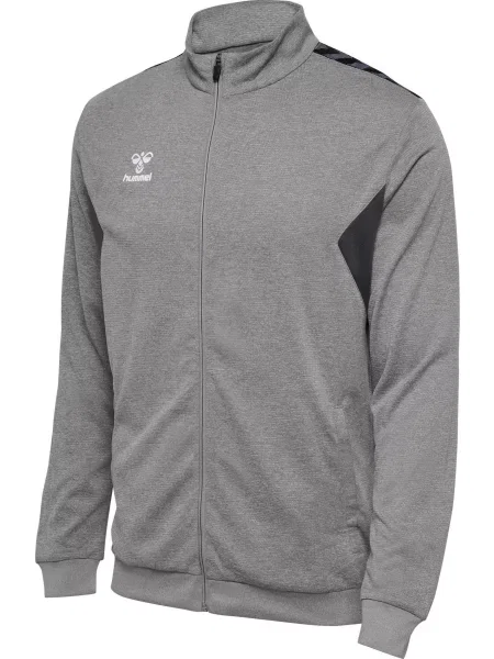 Bluza dresowa z zapinana na błyskawiczny Hummel Authentic szara