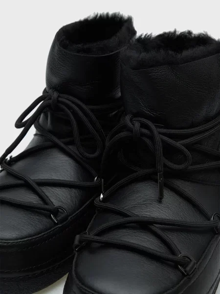 Кожаные дутики Prpy черные