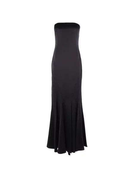 Rochie maxi Max Mara din satin negru