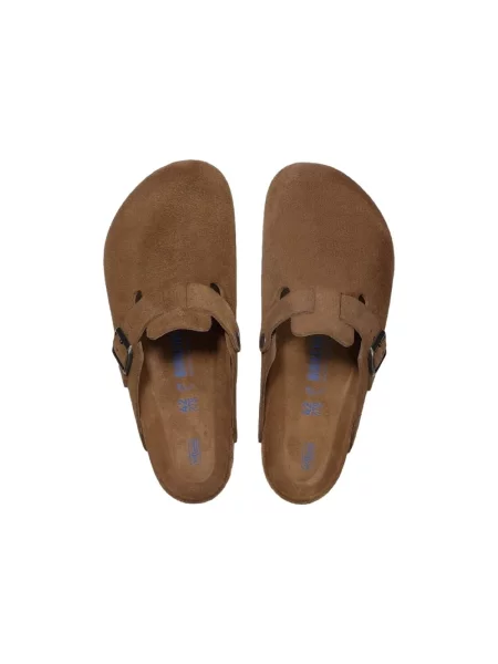 Birkenstock Pantofle Boston hnědá