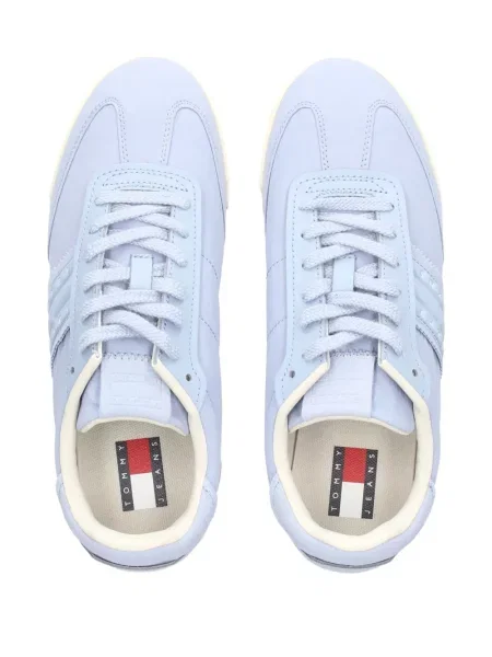 Sneakerși Tommy Jeans din piele albastru