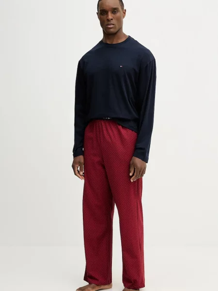 Tommy Hilfiger piżama granatowy wzorzysta