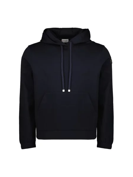 Bluza z kapturem Moncler z kapturem niebieska