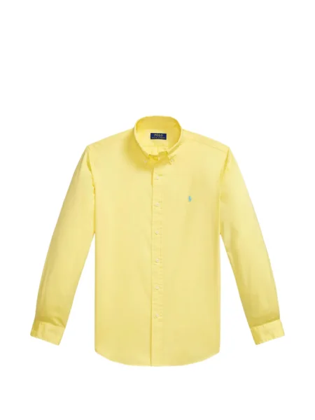 Prugasta lanena šilterica Polo Ralph Lauren bijela