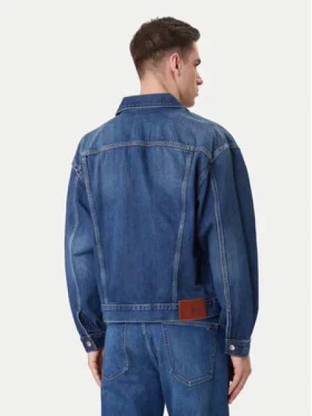 Calvin Klein Jeans Džinsinė striukė Tamsiai mėlyna