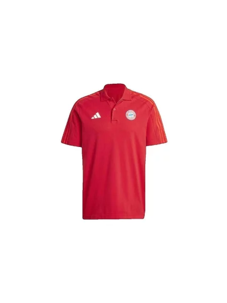 Tricou polo Adidas roșu