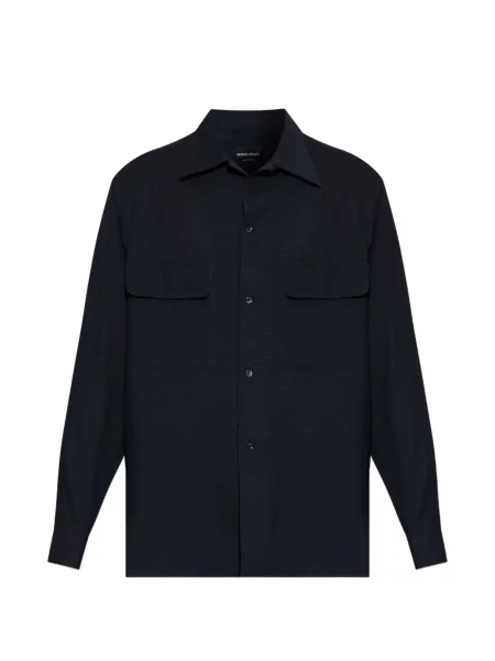 Риза Giorgio Armani синьо