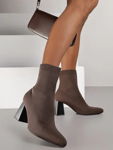 Botine Adanelle maro