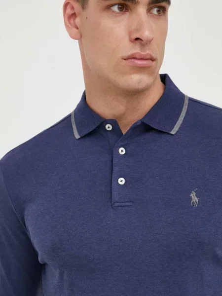Лонгслів Polo Ralph Lauren однотонний синій