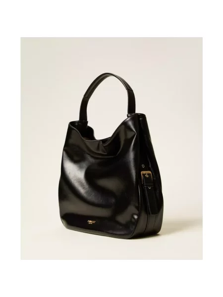 Torebka hobo Twinset czarna