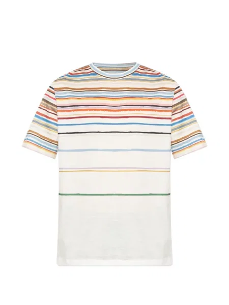 Tricou Paul Smith cu dungi alb